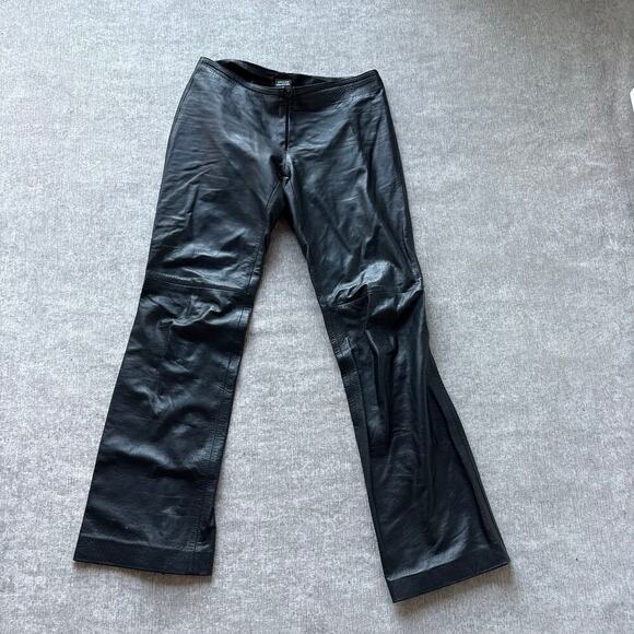 Nordstrom Pants - Genuine Black Leather Pants